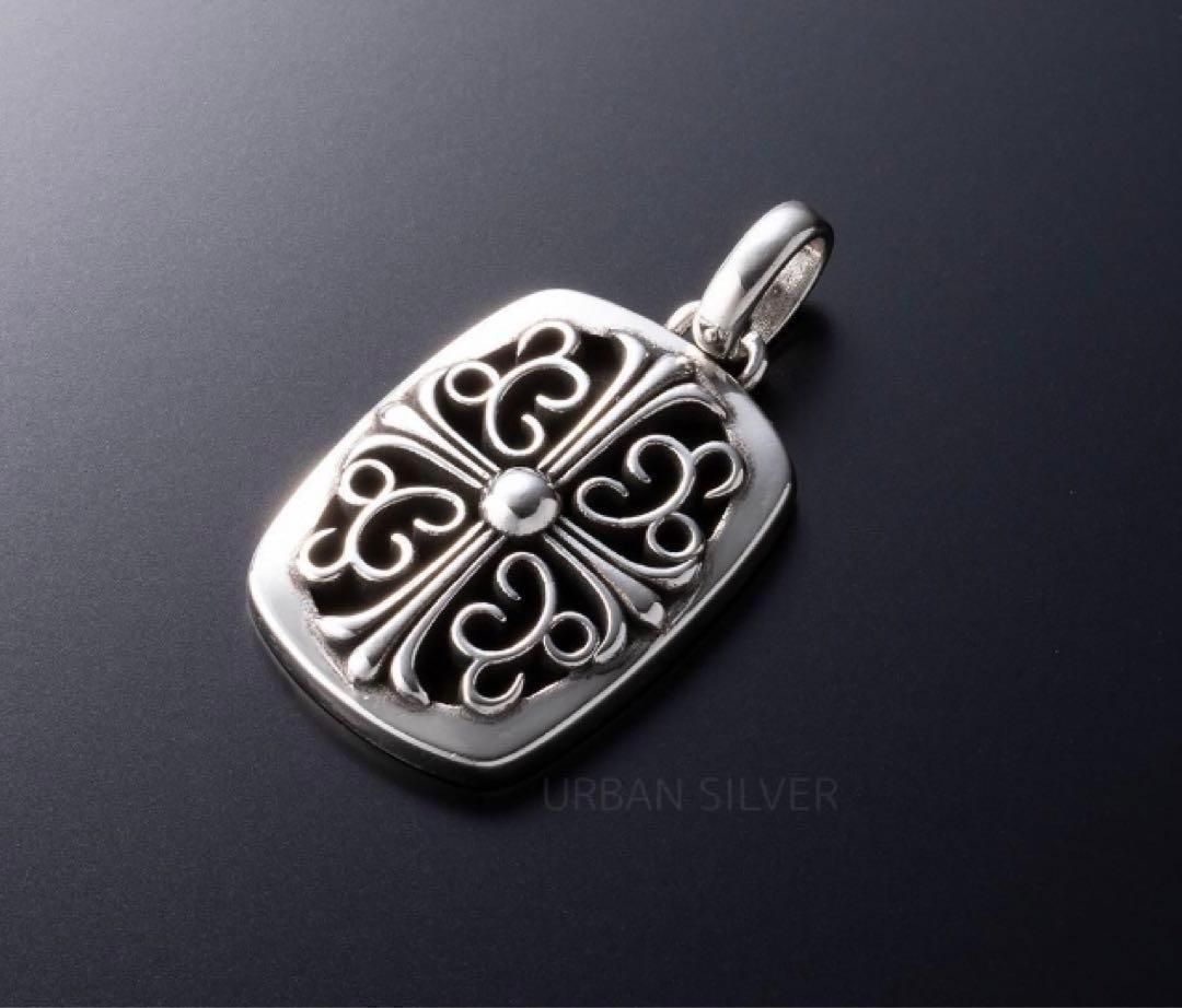 シルバー925 ペンダント クロス ネックレストップ フレア クロス 24 新品 シルバー925 フレアクロス ペンダントトップ 十字架 ネックレス