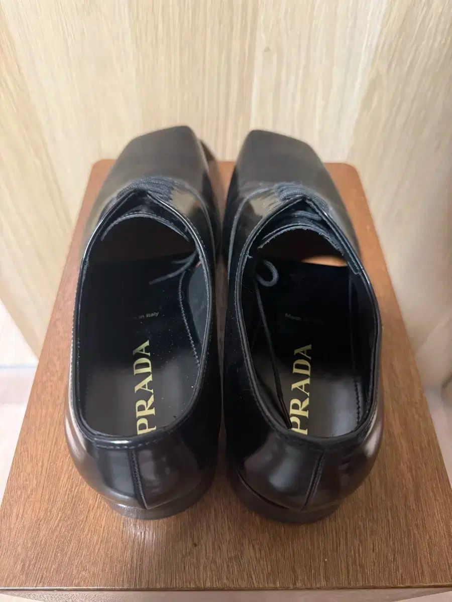 PRADA プラダ 23FW ブラッシュド スクエアトゥ THE B ドビ 靴 270 UK 9 WWW_SMP1DAWEKUDUS_SCH_ID