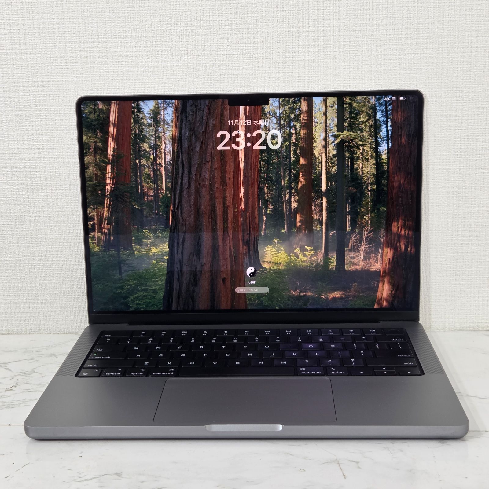 1週間保証 Apple MacBook Pro 14 2021 M1 Max RAM 64GB SSD 1TB GPU32コア 充放電回数 192 ⑨