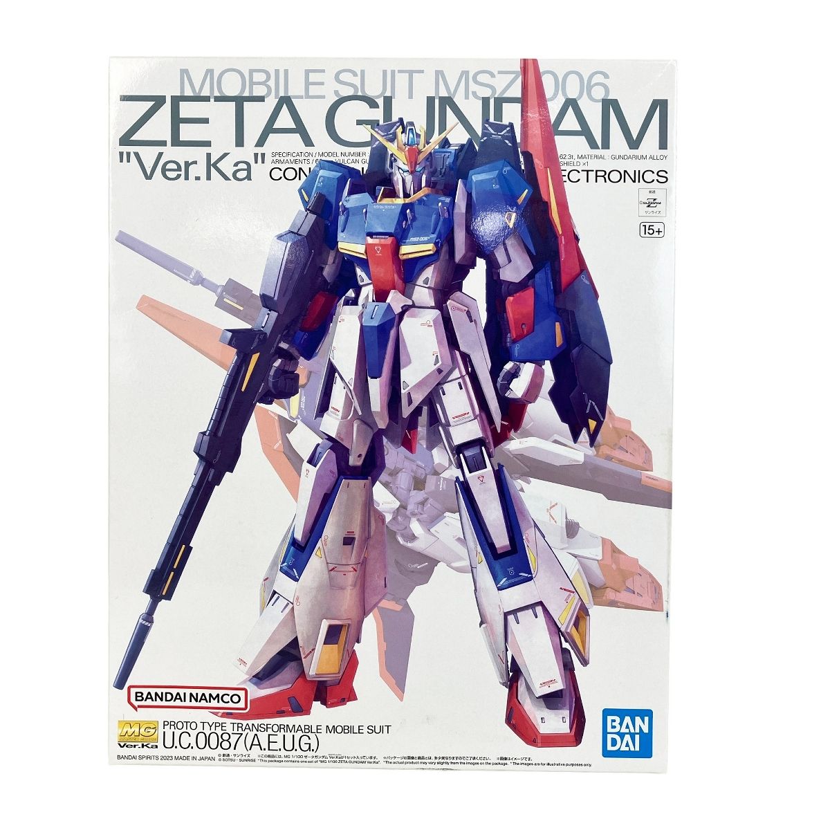 BANDAI 5064015 MG 1 100 ゼータガンダム Ver Ka U C 0087 ZETA GUNDAM ガンプラ マスターグレード プラモデル み