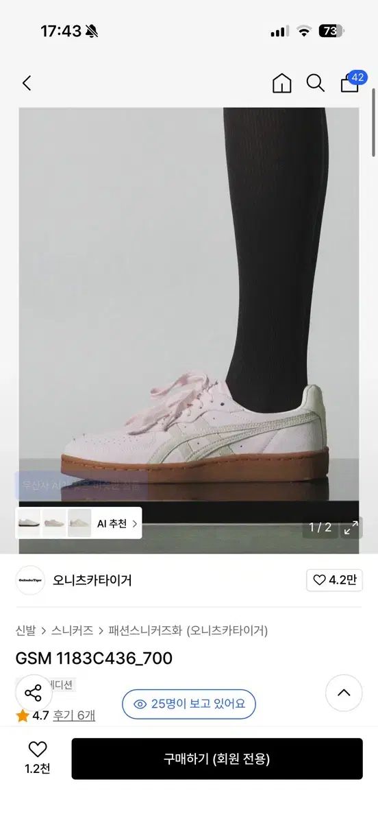 onitsuka tiger オニツカタイガー _700 サイズ240