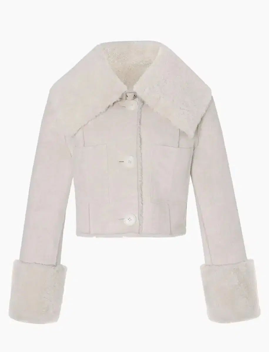 ノットユアローズ リバーシブル セーラー ムートン アイボリー s サイズ