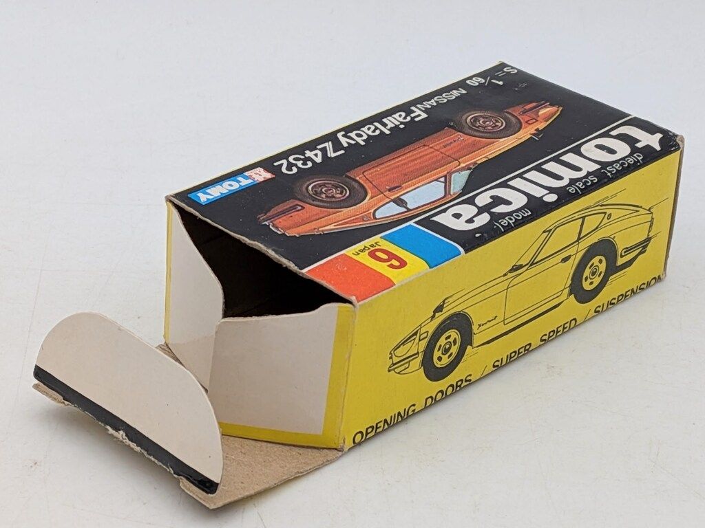  トミー トミカ 黒箱 ニッサン フェアレディ Z 432 赤 1 Aホイール 6 トミカ ミニカー