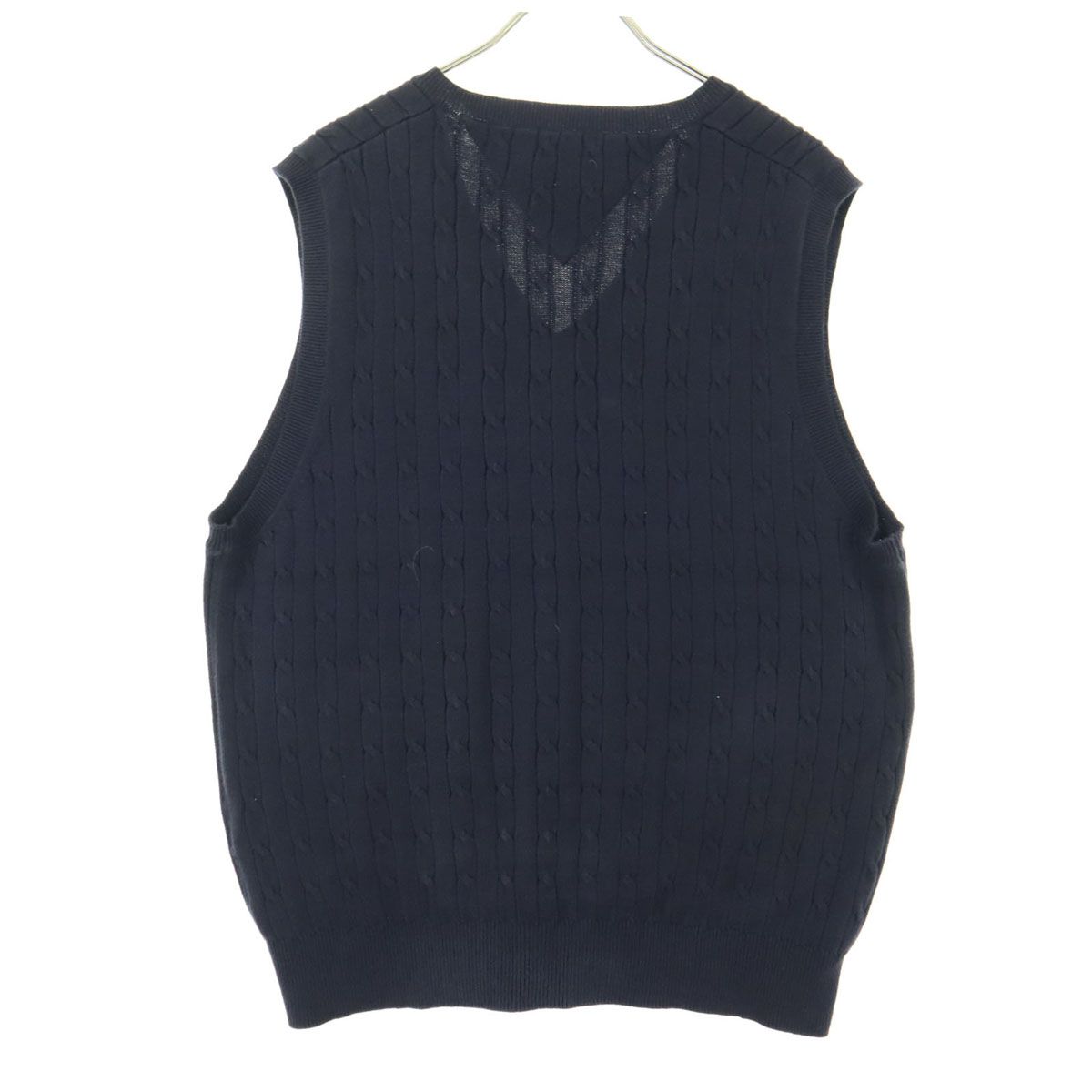 TOMMY HILFIGER トミーヒルフィガー 刺繍 ゴルフ Vネック ニットベスト 