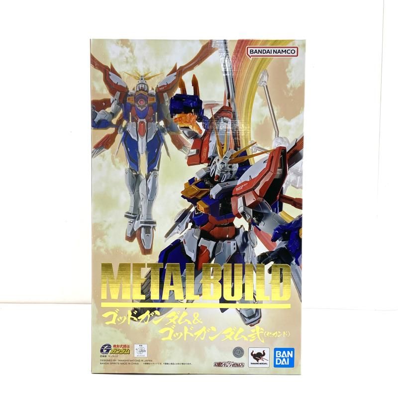 中古】【未開封】METAL BUILD ゴッドガンダム＆ゴッドガンダム弐
