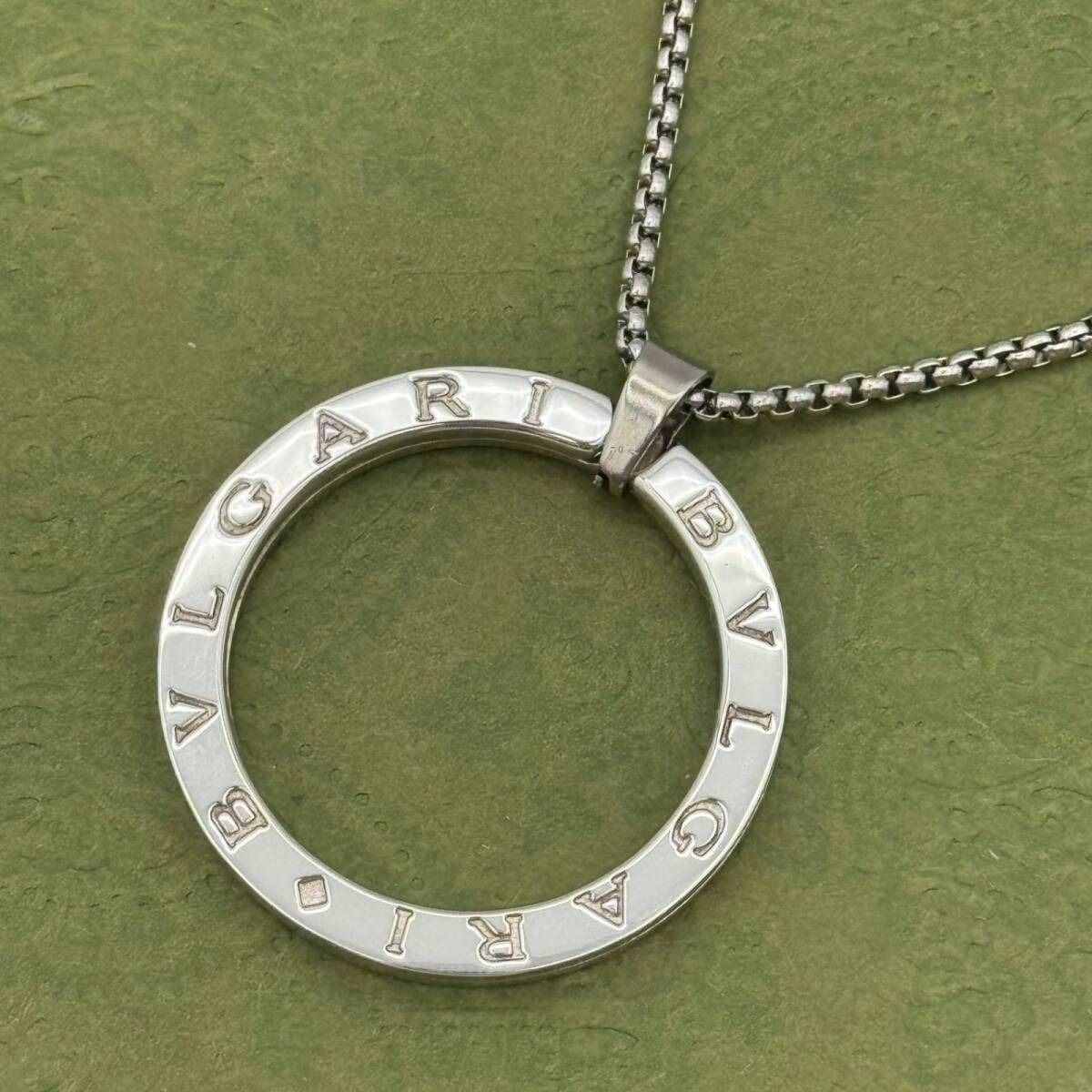 BVLGARI ビーゼロワン リングロゴ ネックレス 0960 - メルカリ