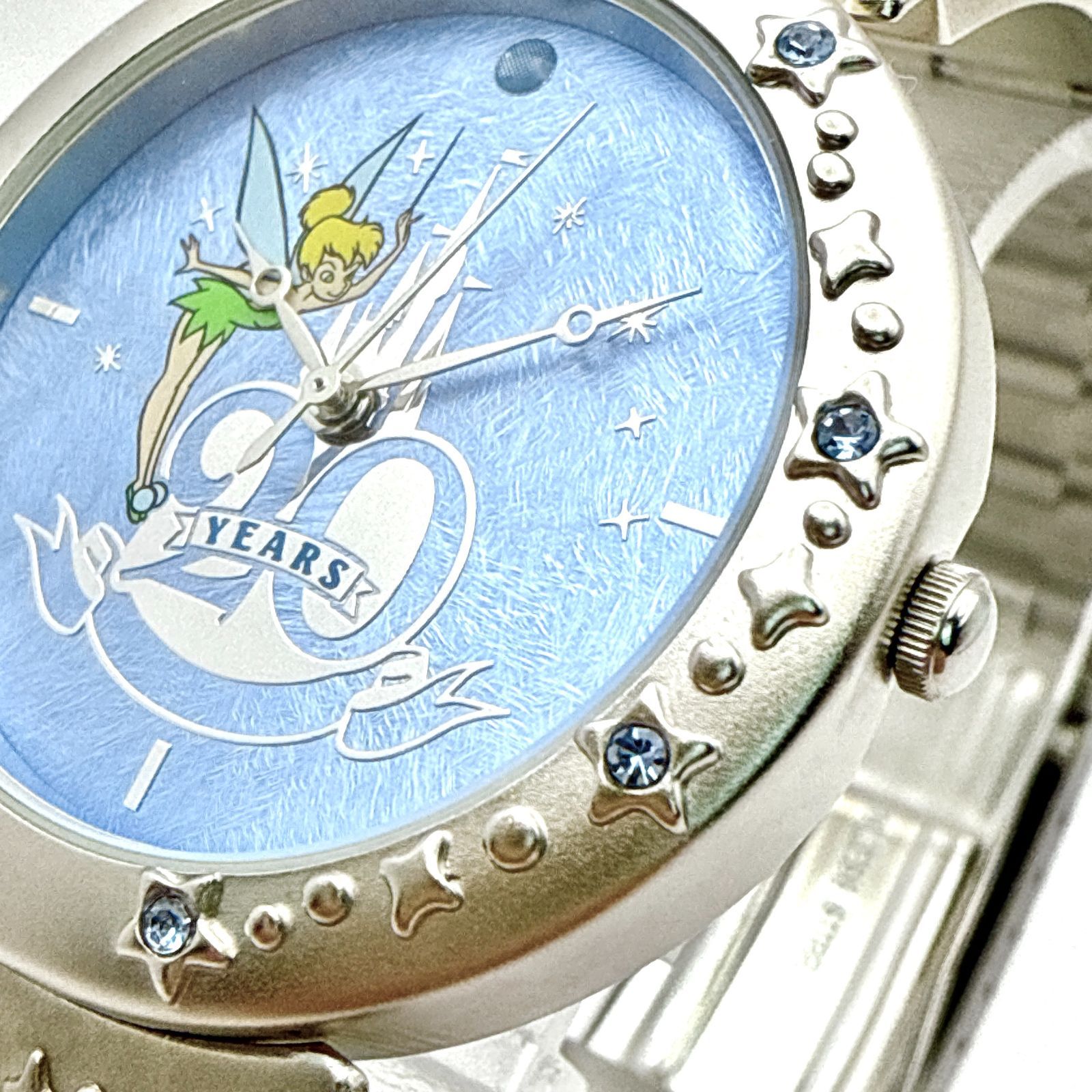【てぃんくる】てぃんかーべる 20th anniversary clock er 東京ディズニーランド 20周年記念 2003年 ティンカー・ベル 腕時計