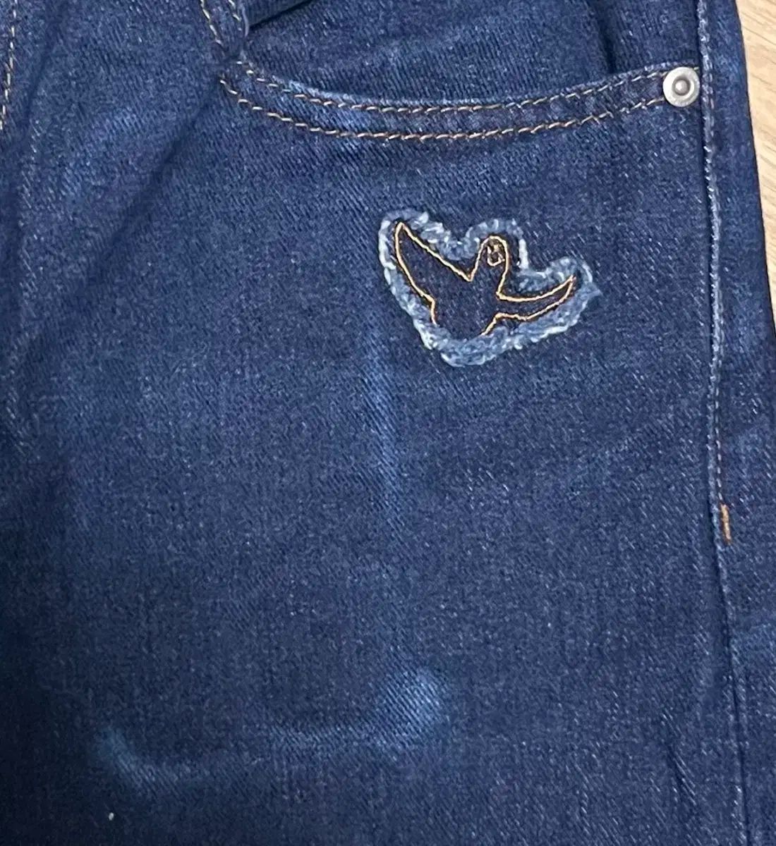 ユーズドフルギ USED古着 {{KUME}}SIDE FRAYED WIDE DENIM PANTS