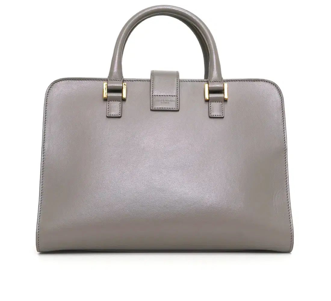 ブランド サンローラン モノグラム カバス スモール ゴールド オイスター グレー 472469