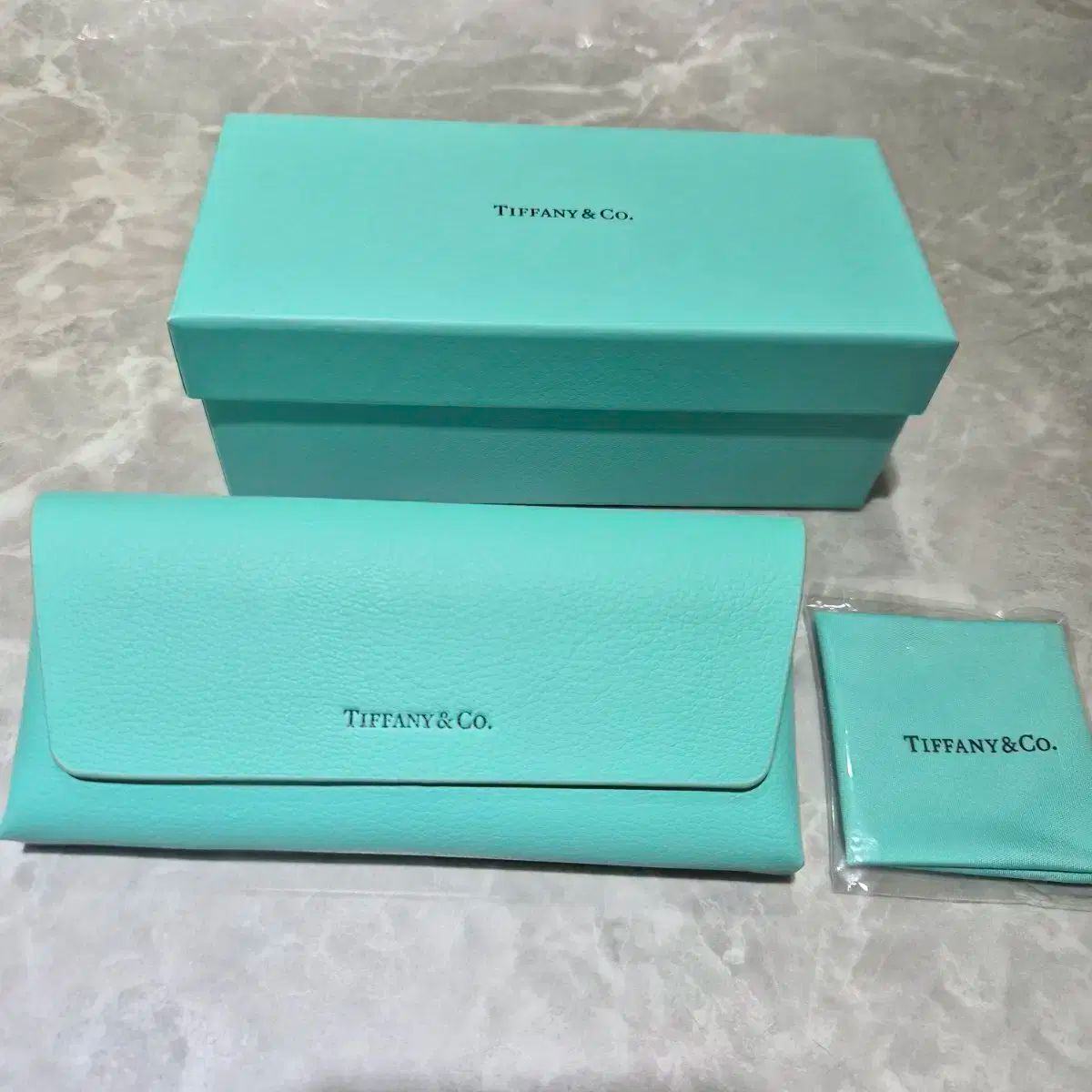 ティファニー앤코 サングラス メガネ ケース ミント色