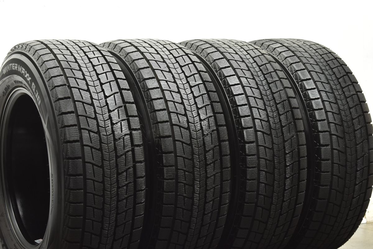  バリ溝 ベアロック バイソン 18 in 8 J 25 PCD 139 7 ダンロップ ウィンターマックス SJ 265 60 R ランクルプラド ハイラックス 18インチ タイヤ ホイールセット