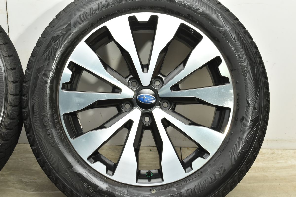  交換用に スバル BS 9 レガシィアウトバック 18 in 7 J 55 PCD 114 3 ブリヂストン ブリザック DM V 2 225 60 R ノーマル戻し 可 18インチ タイヤ ホイールセット