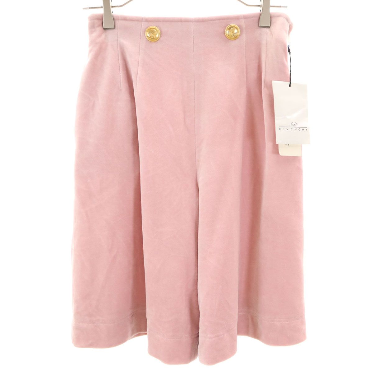 GIVENCHY ジバンシィ 90s ベロア ショートパンツ 9 ピンク LIFE レディース 古着