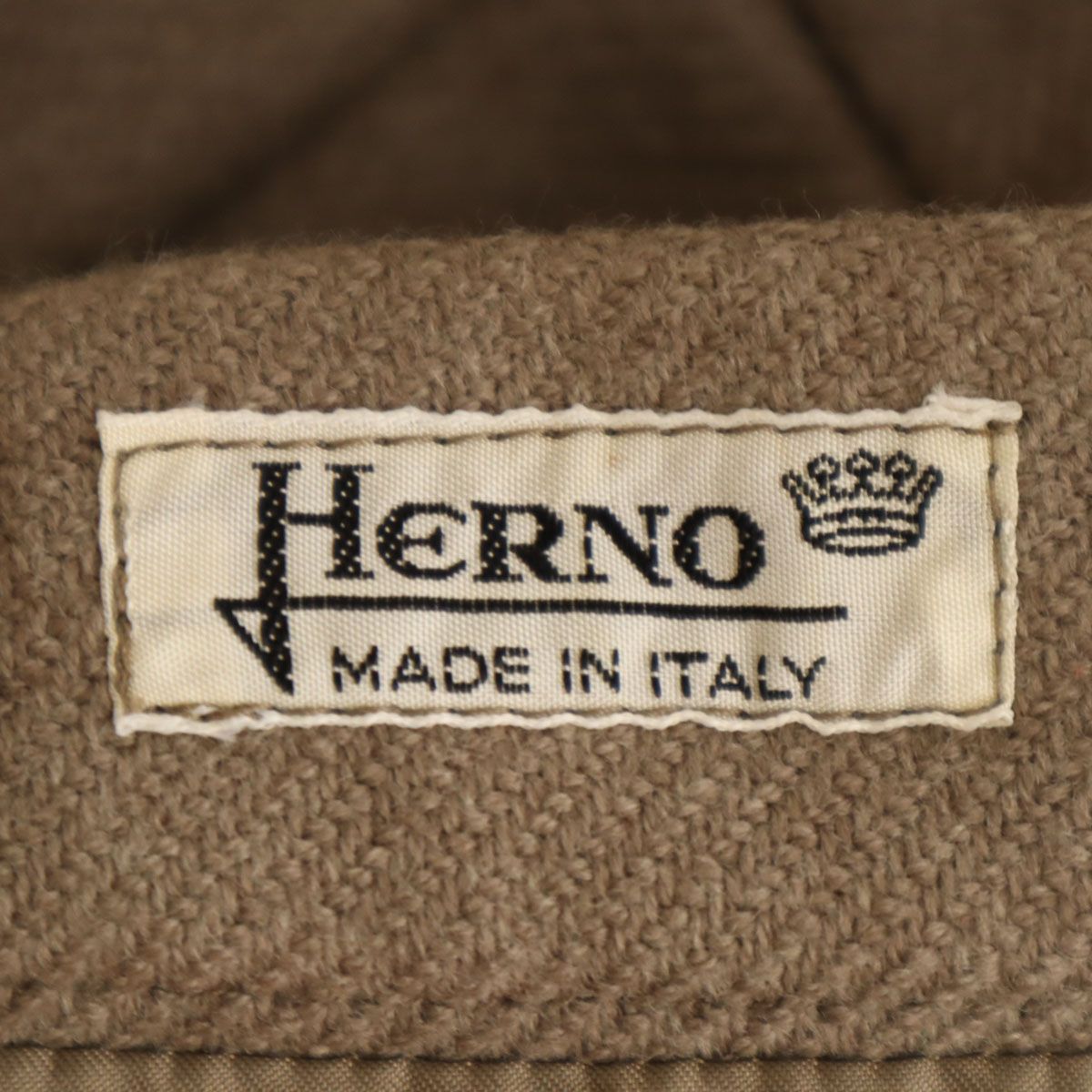 Herno ヘルノ イタリア製 ミモレ丈 タイトスカート 46 ベージュ系