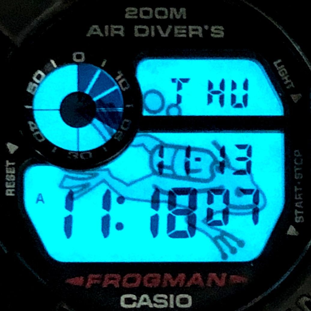 G-SHOCK ジーショック DW-8200Z-1T FROGMAN MEN IN BLACK フロッグマン  