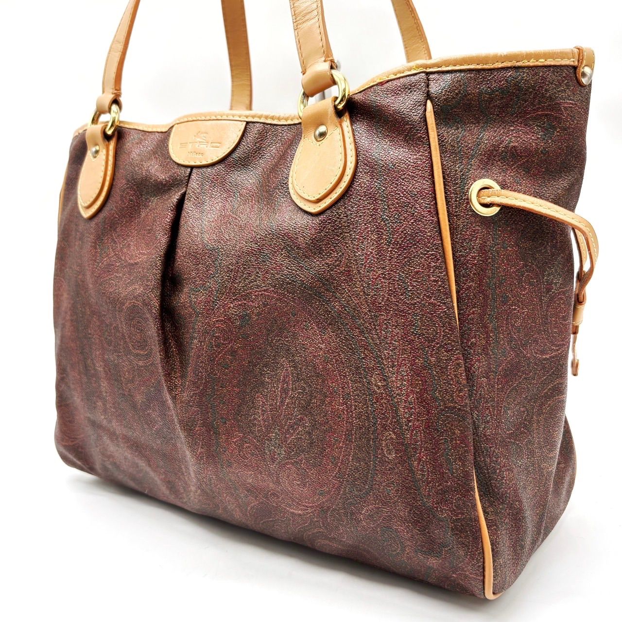 良品】 ETRO エトロ トートバッグ ハンドバッグ ショルダーバッグ 
