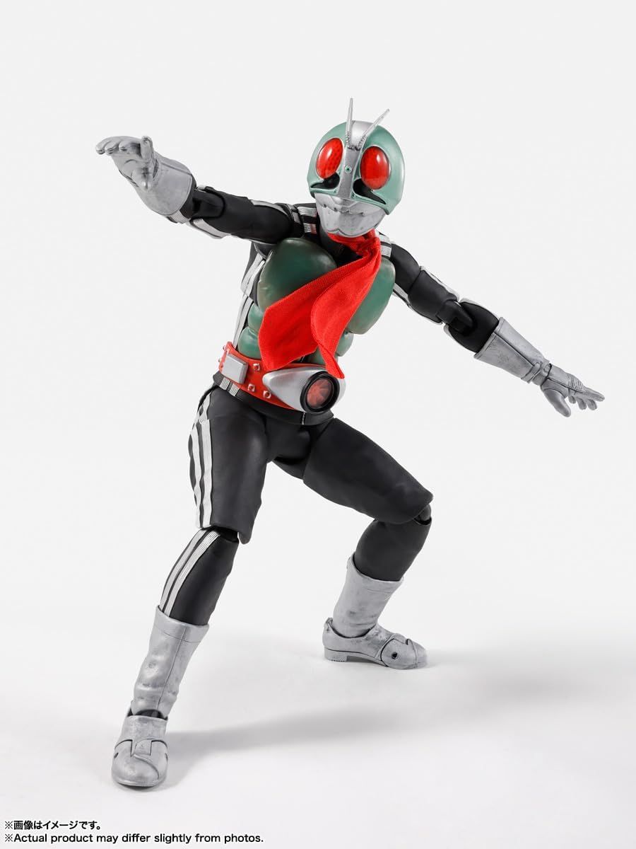 S H Figuarts 真骨彫製法 仮面ライダー新1号 栄光の昭和ライダーエディション 初回 台座付属 塗装済み可動フィギュア 佐賀