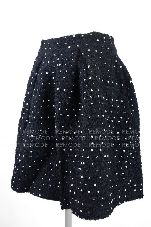 TREFLE＋1｜ドットツイードタックショートパンツ 注文 ドットツイード