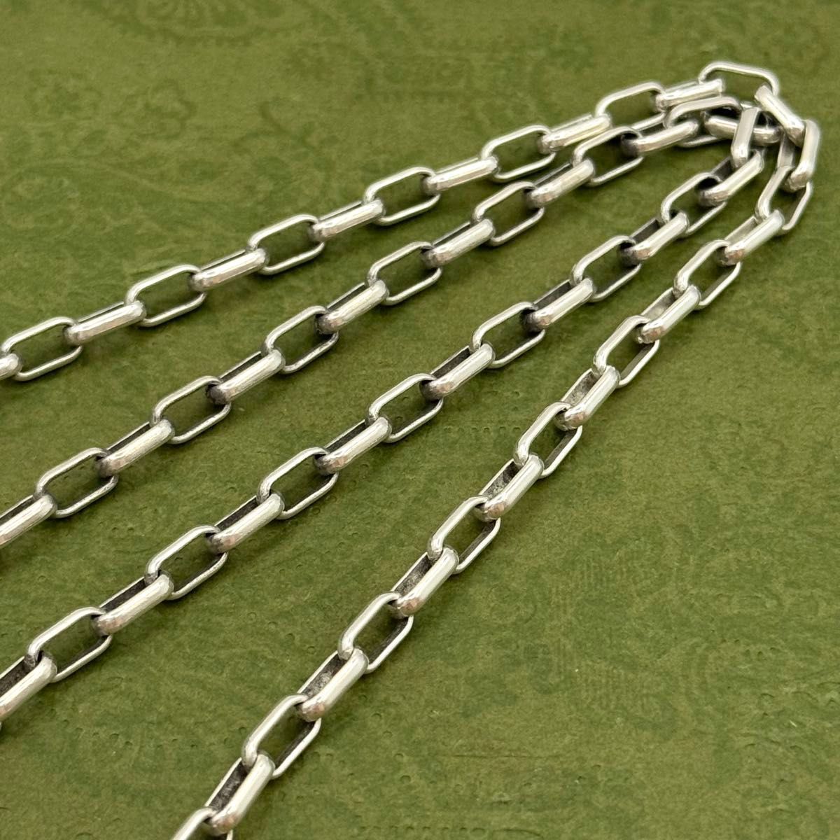 GUCCI ネックレス オーバル チェーン 50cm　グッチ GUCCI オーバルチェーンのみ 50cm ネックレス 1109a14 - メルカリ