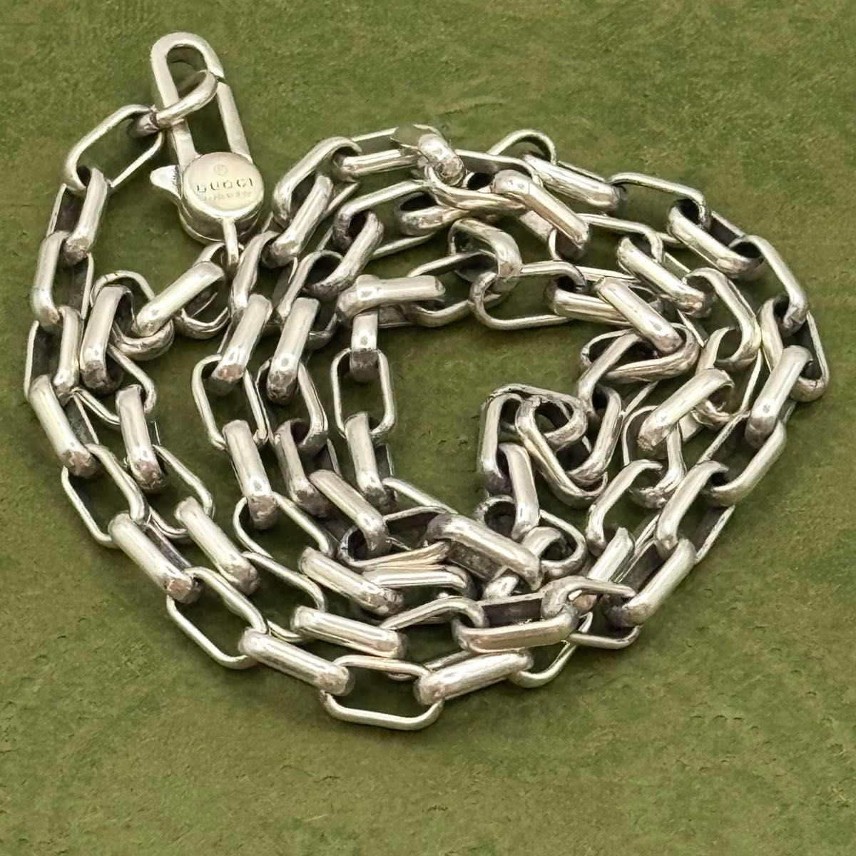 GUCCI オーバルチェーンのみ 50cm ネックレス 1109a14 - メルカリ