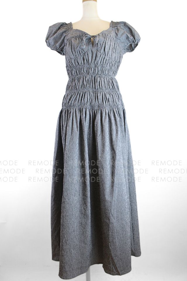 MAISON MARBLE バックリボンシャーリングワンピース