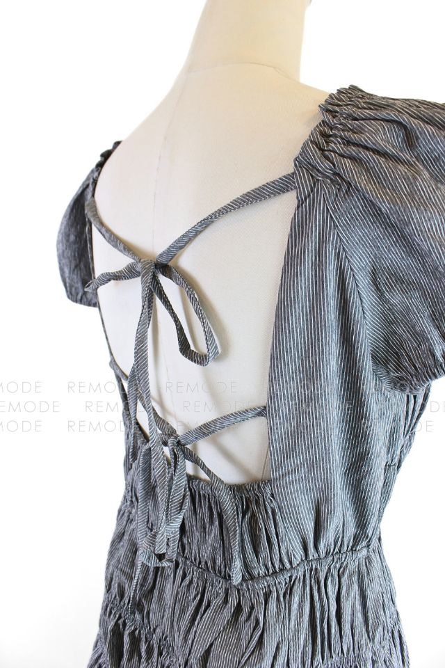 MARBLE バックリボンシャーリングワンピース