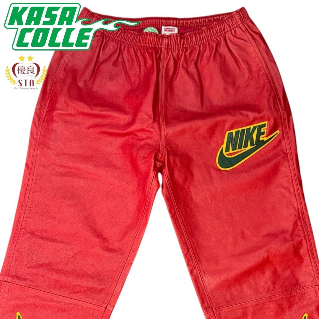 SUPREME × NIKE】シュプリーム ナイキ 19AW LEATHER WARM UP PANT