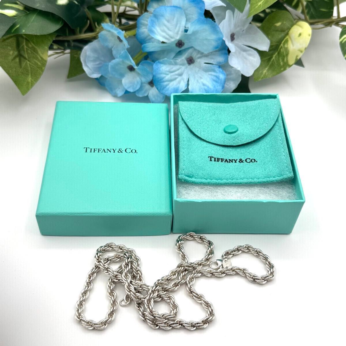 ティファニー ツイスト ロープ 61cm 超ロング ネックレス 105638