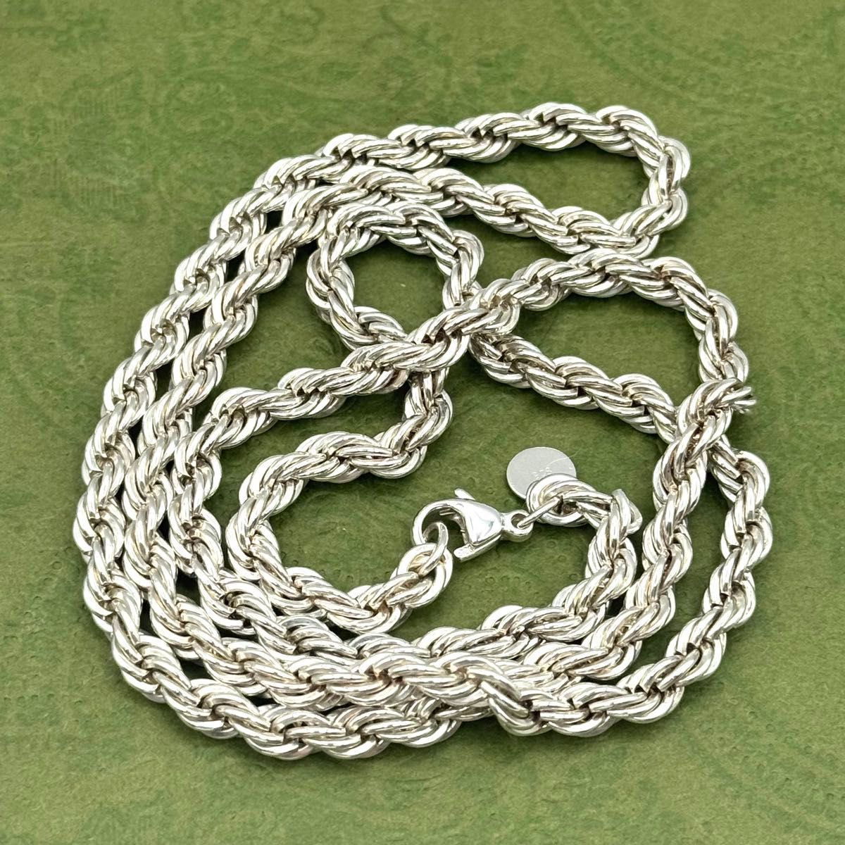 ティファニー ツイスト ロープ 61cm 超ロング ネックレス 105638