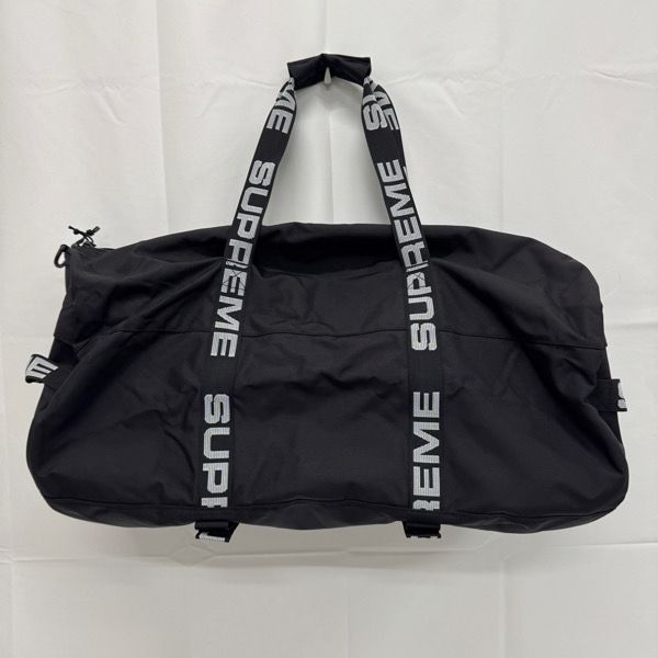 18SS Supreme シュプリーム Duffle Bag 36L 黒　美品 supreme duffle bag 18ss black