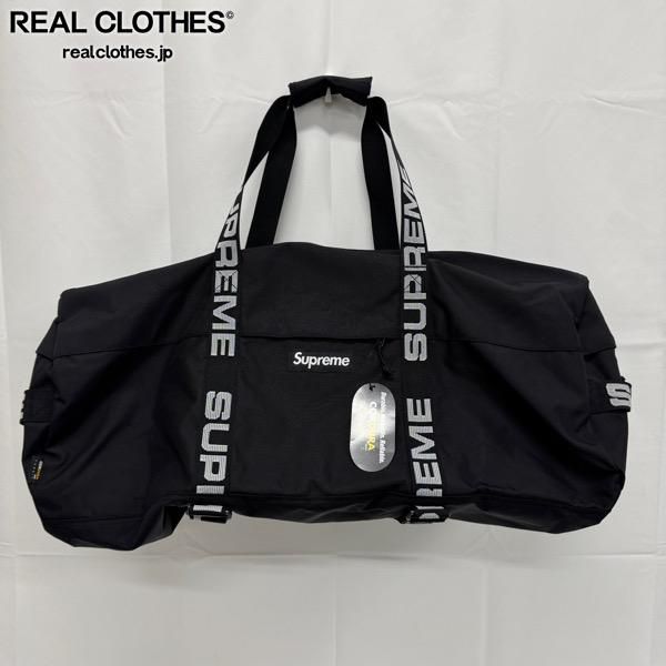 18SS Supreme シュプリーム Duffle Bag 36L 黒　美品 supreme duffle bag 18ss black