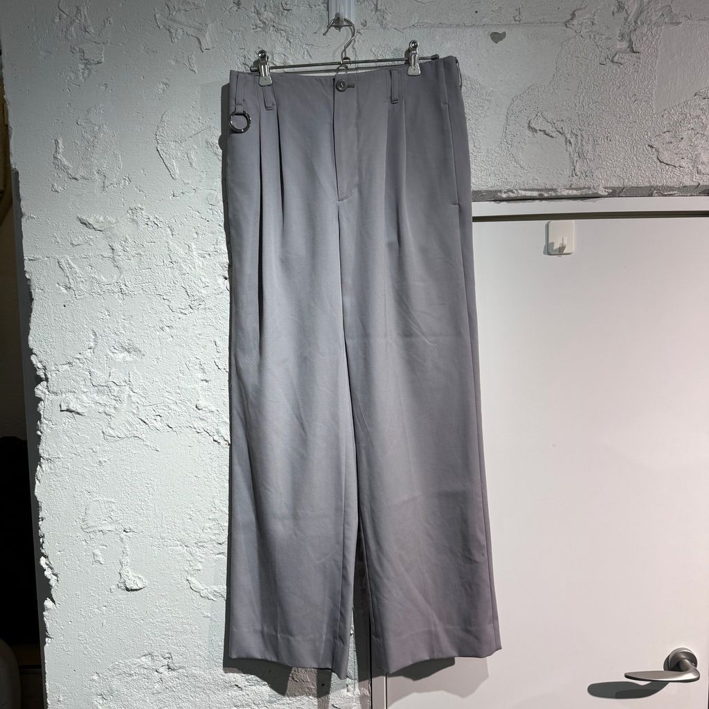 th products ティーエイチプロダクツ QUINN Wide Tailored Pants ワイドスラックスパンツ ライトパープル size 1 表参道A11