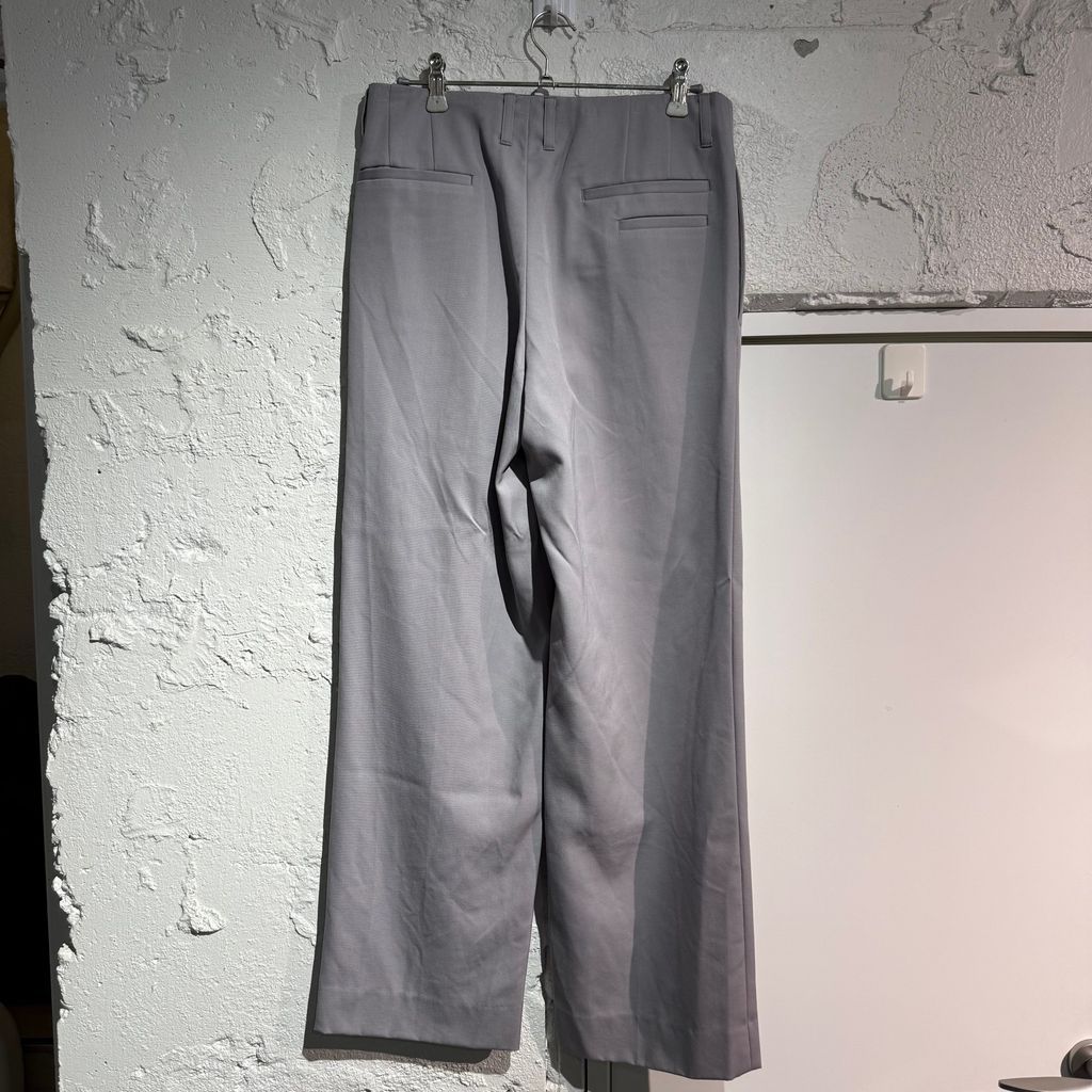 ワイドスラックスパンツ ライトパープル