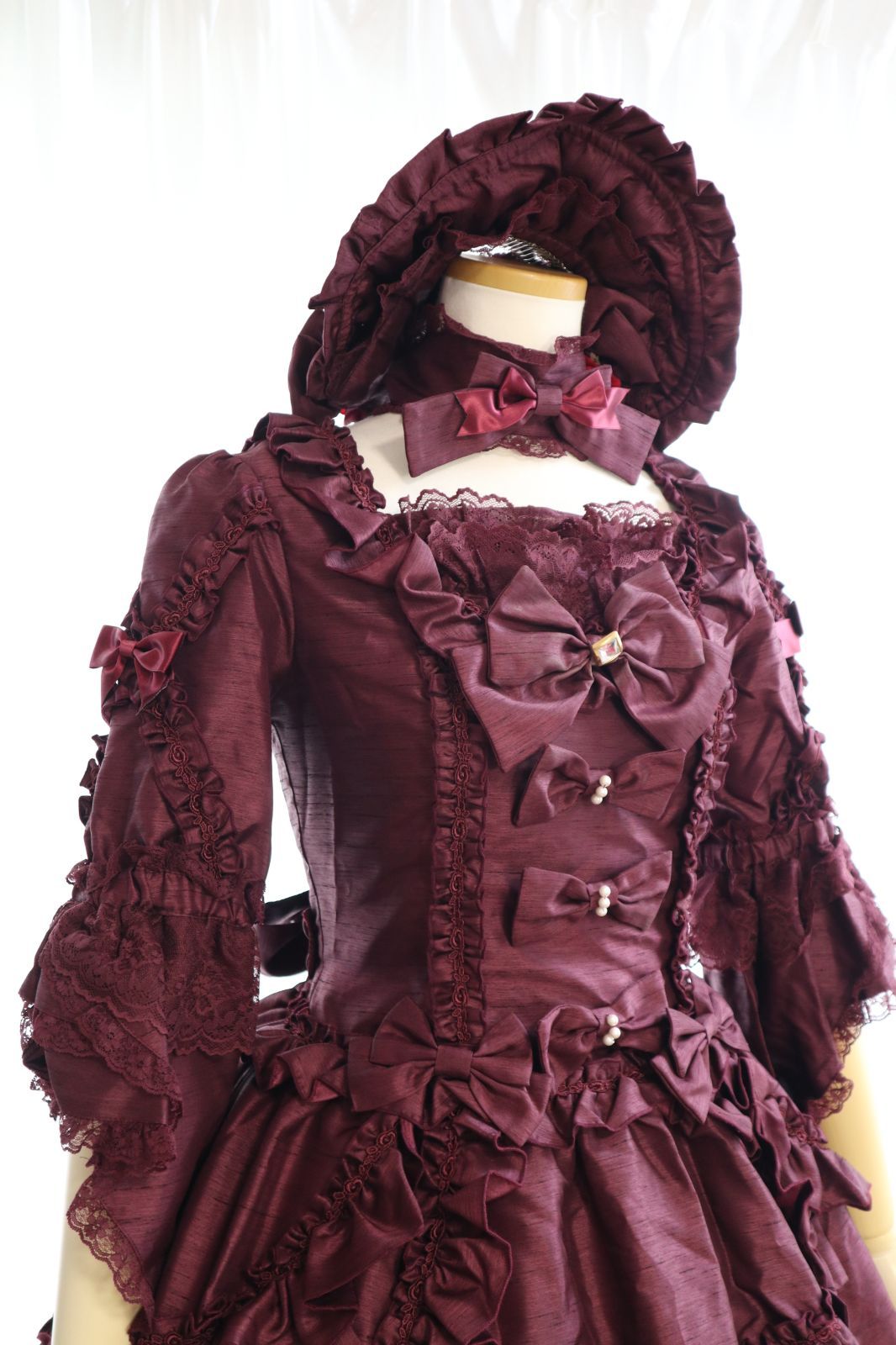 metamorphose temps de fille エターナルクイーンワンピース ハーフボンネットセット