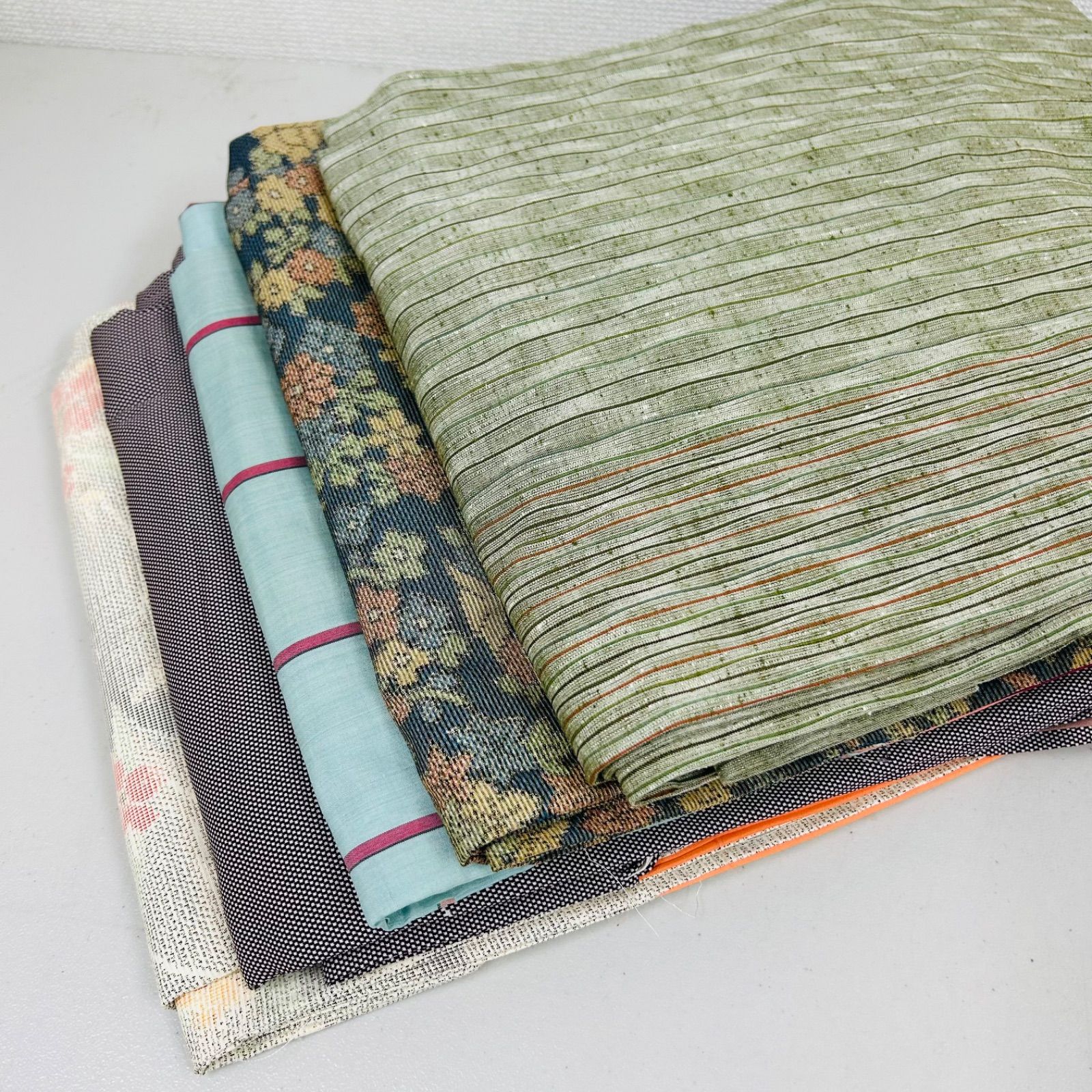 紬 着物 正絹 5着 着物まとめ売り リメイク材料 m-473 - メルカリ