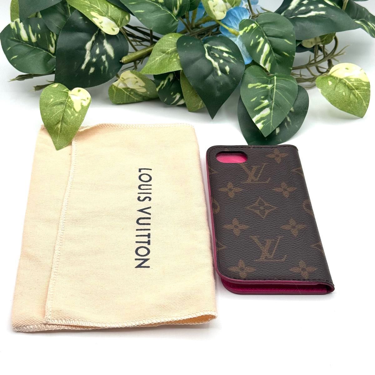 ルイヴィトン iPhone 7／8／SE ピンク スマホケース 105883 - メルカリ