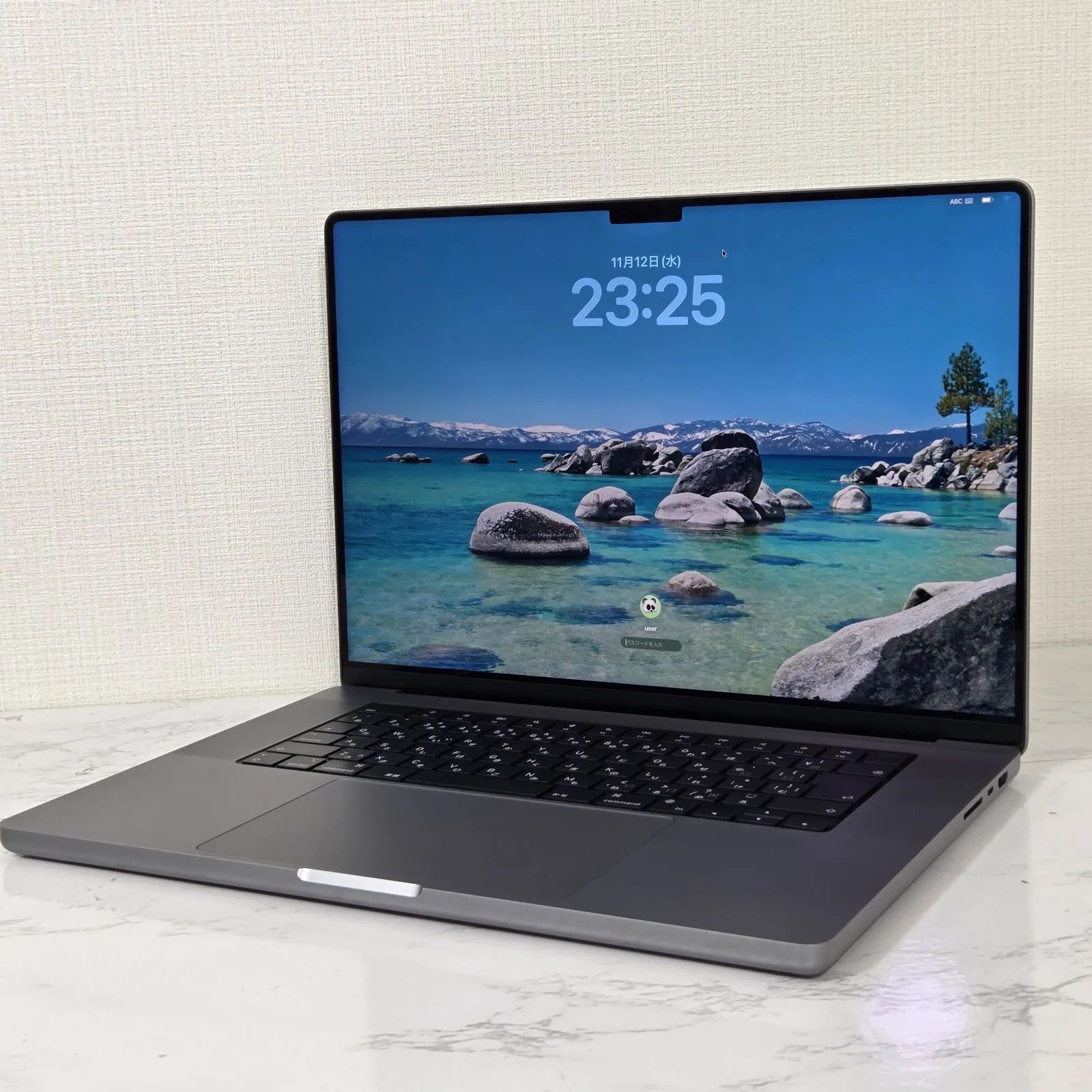 1週間保証 最大容量 Apple MacBook Pro 16 2021 M1 Max RAM 32GB SSD 1TB GPU32コア 充放電回数 18 ⑩