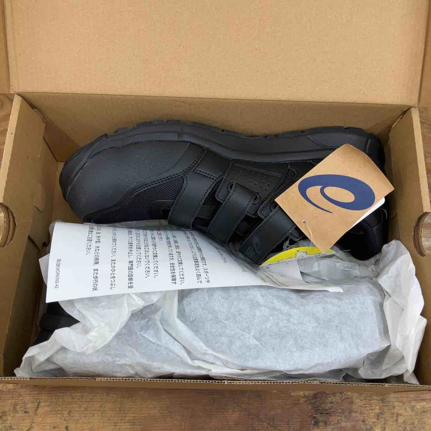 アシックス ウィンジョブ 安全靴 CP602 G-TX ブラック 26.5cm 柏店