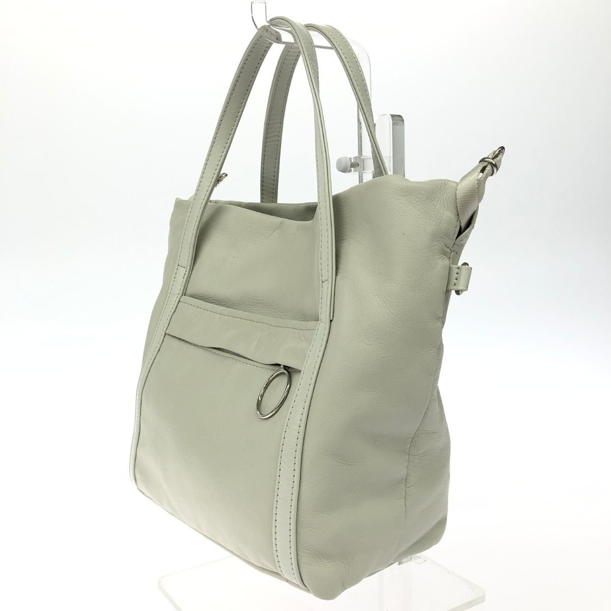 SOMES SADDLE ソメスサドル 2WAYトートバッグ レザー ホワイト  