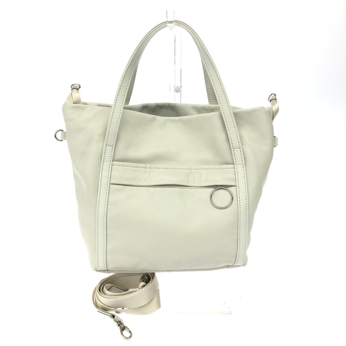 SOMES SADDLE ソメスサドル 2WAYトートバッグ レザー ホワイト  