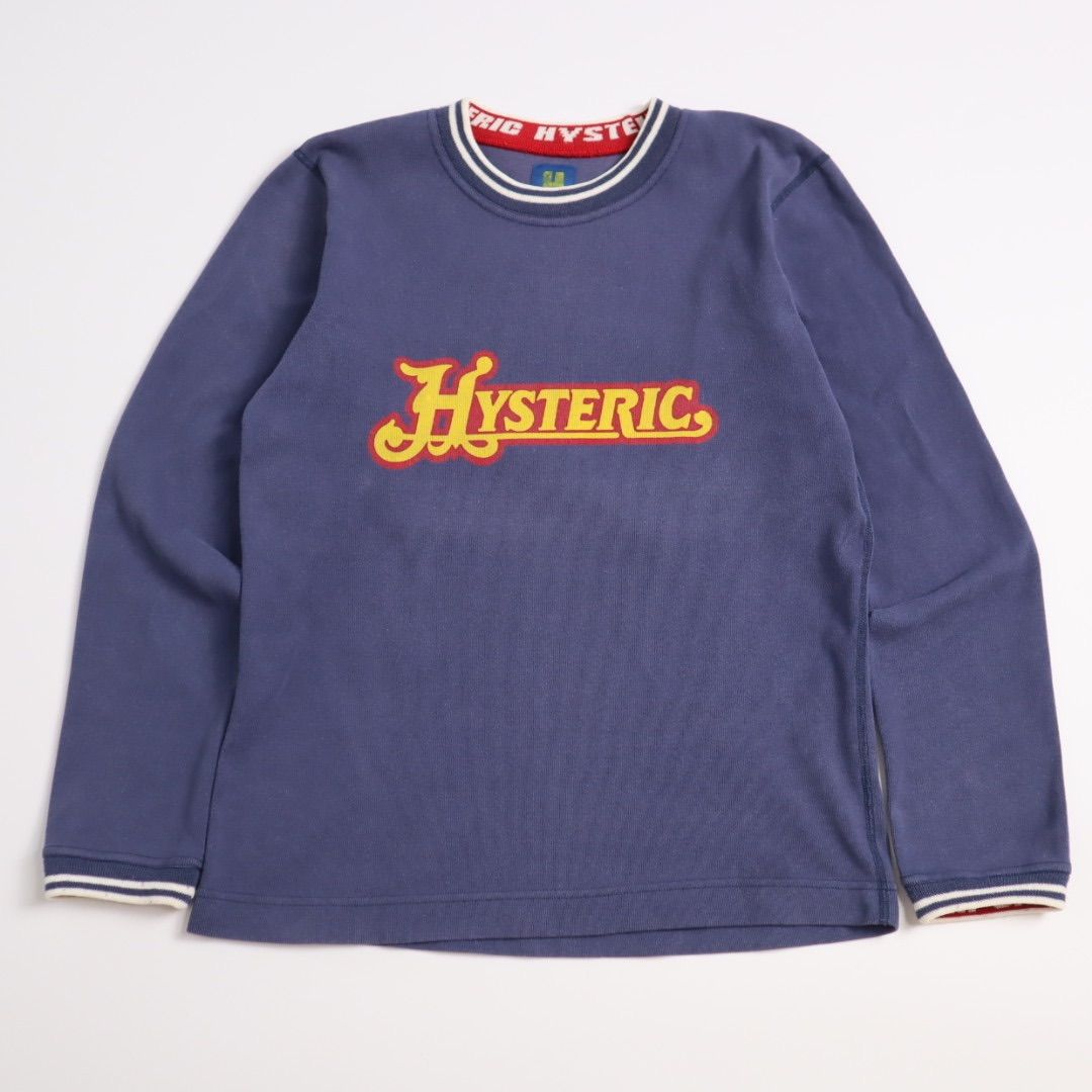 90s hysteric glamour ヒステリックグラマー 初期 ロゴ スウェット ロンT長袖Tシャツ 裏原 y2k archive