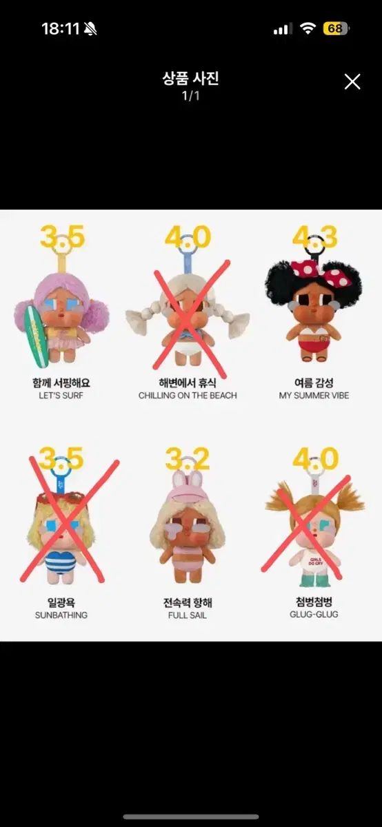 3個まとめ POP MART クライベイビー 休暇日記 キーホルダー