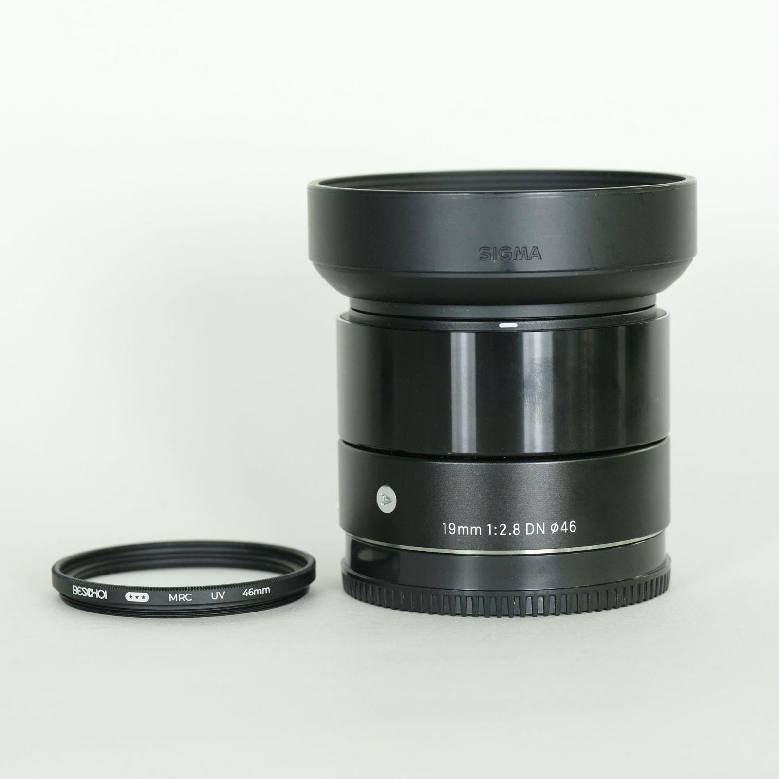フィルター付 SIGMA A 19mm F2.8 DN ソニーE用 ブラック ソニーEマウント