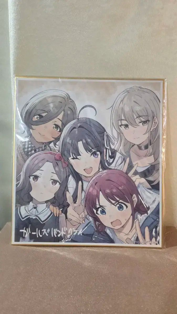 ガールズバンドクライ ブルーレイ 特典 ビジュアル色紙