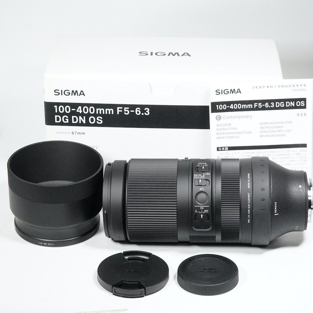 SIGMA シグマ 100-400mm F5-6.3 DG DN OS Contemporary FOR SONY E 元箱 返金保証 2394