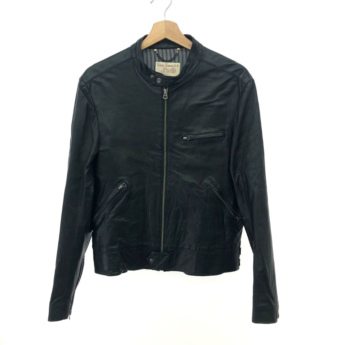 URBAN RESEARCH アーバンリサーチ シングルライダース 46 ラムレザー