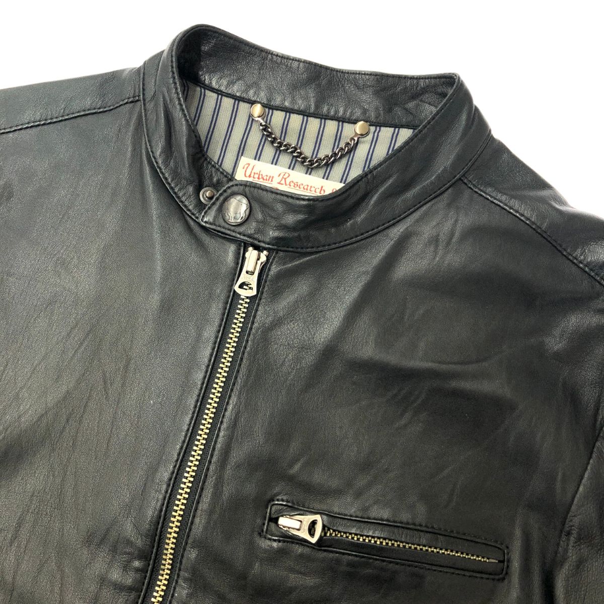 URBAN RESEARCH アーバンリサーチ シングルライダース 46 ラムレザー
