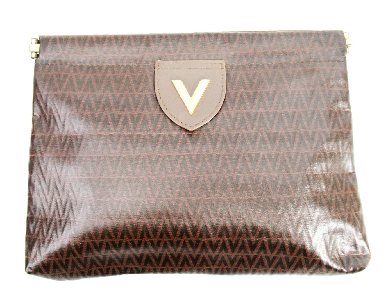 マリオ ヴァレンティノ MARIO VALENTINO クラッチバッグ ブラウン レディース