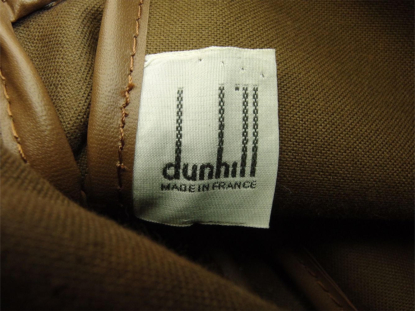  ダンヒル Dunhill クラッチバッグ ヘリンボーン グレー 灰色 ブラウン レディース クラッチバッグ バッグ