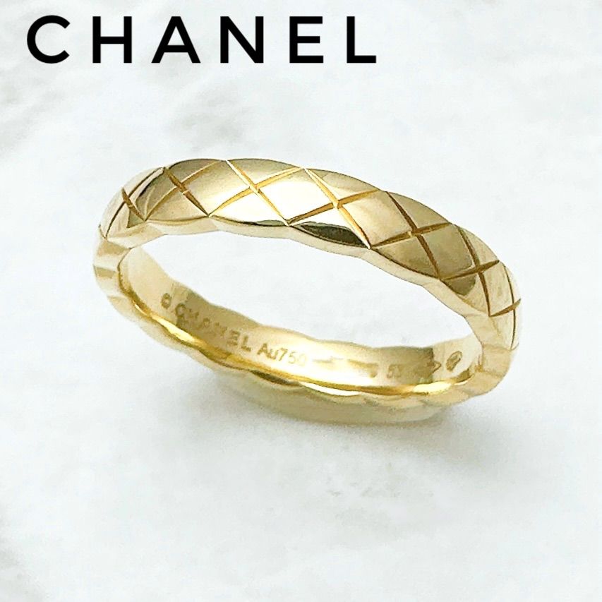 美品/人気🌟CHANEL ココクラッシュ イエローゴールド リング 53 約13号